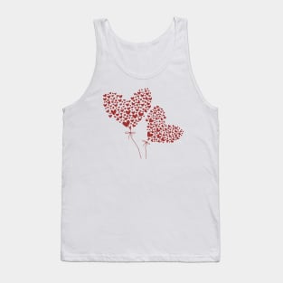 Heart Shaped Balloons Tank Top